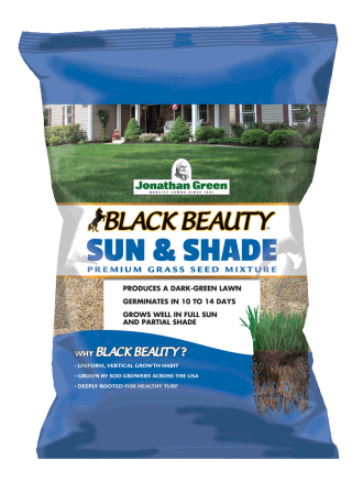 Johnathan Green Black Beauty - Sun &amp; Shade Grass Seed 1 lb